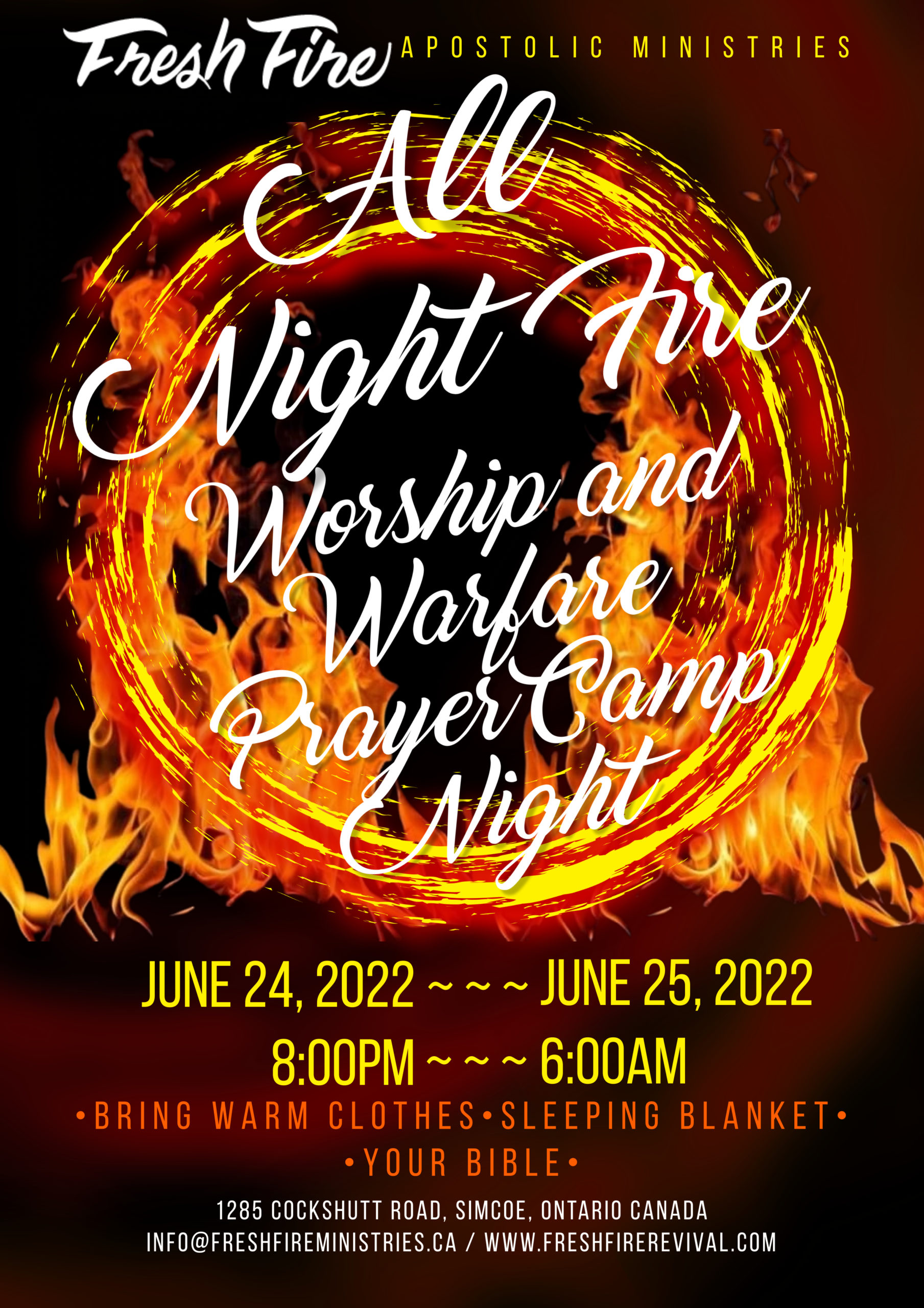 Fresh Fire's All Night Fire Worship and Warfare Camp Night - Fresh Fire ...