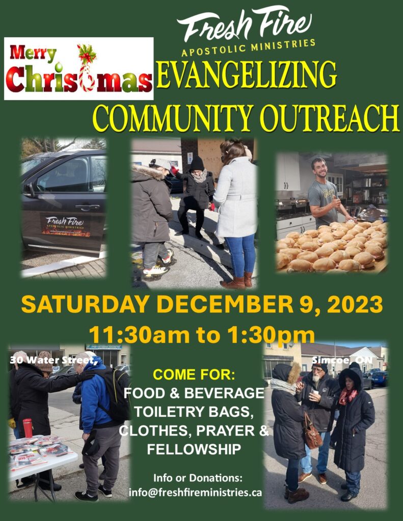 Christmas Evangelizing Community Outreach