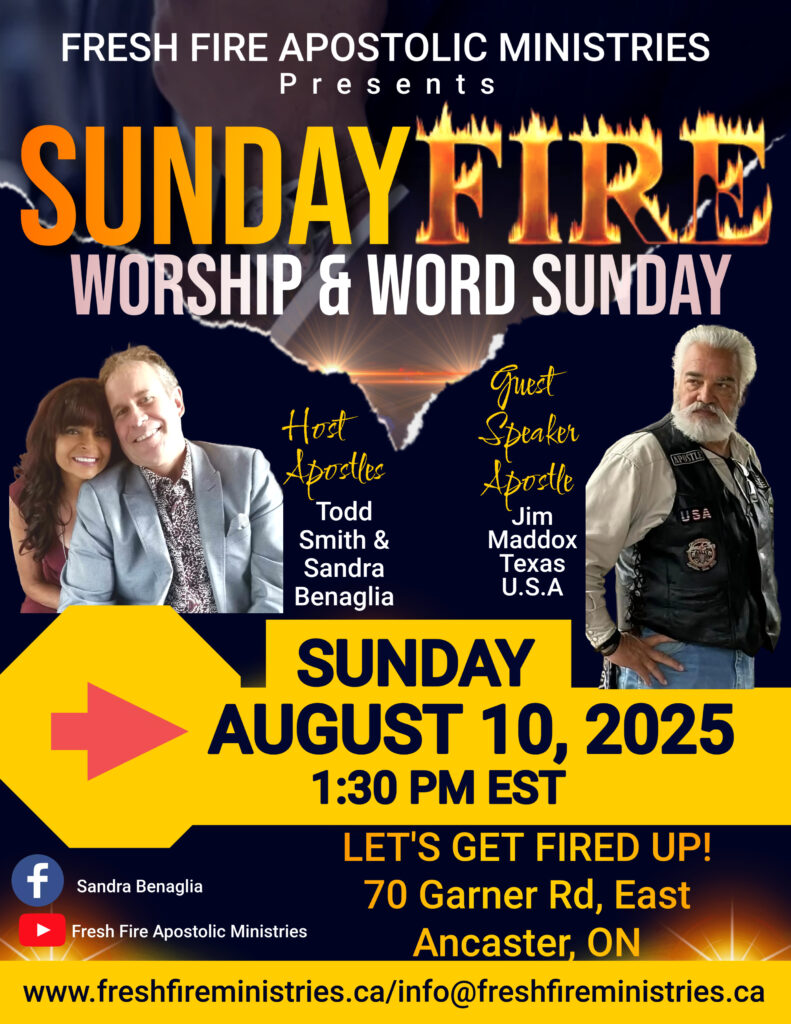 Fresh Fire’s SUNDAY FIRE Service with Special Guest Speaker: Apostle ...